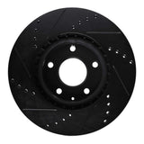 R1 Concepts 13-19 Mazda 6 Front Right Drilled & Slotted Black Brake Rotor by R1 Concepts RNC-633-80080R