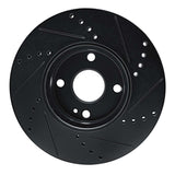 R1 Concepts 16-25 Mazda 2 (Mexico) Front Left Drilled & Slotted Black Brake Rotor by R1 Concepts RNC-633-91003L