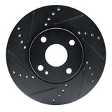 R1 Concepts 16-25 Mazda 2 (Mexico) Front Left Drilled & Slotted Black Brake Rotor by R1 Concepts RNC-633-91003L