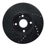 R1 Concepts 16-25 Mazda 2 (Mexico) Front Right Drilled & Slotted Black Brake Rotor by R1 Concepts RNC-633-91003R