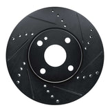 R1 Concepts 16-25 Mazda 2 (Mexico) Front Right Drilled & Slotted Black Brake Rotor by R1 Concepts RNC-633-91003R