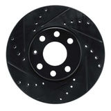 R1 Concepts 00-05 Chevrolet ASTRA (Mexico) Front Left Drilled & Slotted Black Brake Rotor by R1 Concepts RNC-633-92001L