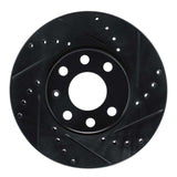 R1 Concepts 00-05 Chevrolet Zafira (Mexico) Front Right Drilled & Slotted Black Brake Rotor by R1 Concepts RNC-633-92001R