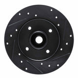R1 Concepts 02-10 Renault CLIO (Mexico) Rear Right Drilled & Slotted Black Brake Rotor by R1 Concepts RNC-633-92012R