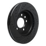 R1 Concepts 10-17 Volkswagen AMAROK (Mexico) Front Right Drilled & Slotted Black Brake Rotor by R1 Concepts RNC-633-92019R