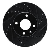 R1 Concepts 12-17 Chevrolet SONIC (Mexico) Front Right Drilled & Slotted Black Brake Rotor by R1 Concepts RNC-633-92022R