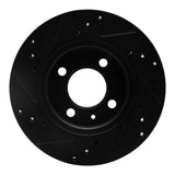R1 Concepts 09-17 Volkswagen SAVEIRO (Mexico) Front Right Drilled & Slotted Black Brake Rotor by R1 Concepts RNC-633-92038R