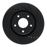 R1 Concepts 10-14 Renault SAFRANE (Mexico) Front Right Drilled & Slotted Black Brake Rotor by R1 Concepts RNC-633-92039R