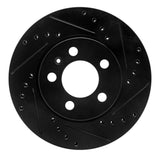 R1 Concepts 03-18 Volkswagen VENTO (Mexico) Front Right Drilled & Slotted Black Brake Rotor by R1 Concepts RNC-633-92058R