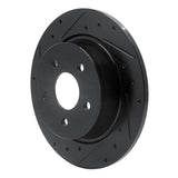 R1 Concepts 99-03 Renault SCENIC (Mexico) Rear Left Drilled & Slotted Black Brake Rotor by R1 Concepts RNC-633-92062L