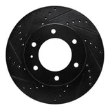 R1 Concepts 13-17 Ford Ranger (Mexico) Front Left Drilled & Slotted Black Brake Rotor by R1 Concepts RNC-633-92067L