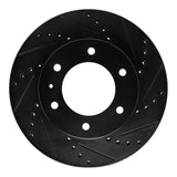 R1 Concepts 13-17 Ford Ranger (Mexico) Front Right Drilled & Slotted Black Brake Rotor by R1 Concepts RNC-633-92067R