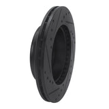 R1 Concepts 09-15 Toyota Hilux (Mexico) Front Right Drilled & Slotted Black Brake Rotor by R1 Concepts RNC-633-92069R