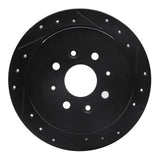 R1 Concepts 97-02 Peugeot 306 (Mexico) Rear Right Drilled & Slotted Black Brake Rotor by R1 Concepts RNC-633-92075R