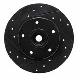 R1 Concepts 11-15 Renault Fluence (Mexico) Rear Left Drilled & Slotted Black Brake Rotor by R1 Concepts RNC-633-92083L