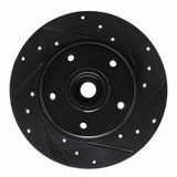 R1 Concepts 11-15 Renault Fluence (Mexico) Rear Right Drilled & Slotted Black Brake Rotor by R1 Concepts RNC-633-92083R
