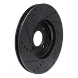 R1 Concepts 13-16 Ford Ecosport (Mexico) Front Right Drilled & Slotted Black Brake Rotor by R1 Concepts RNC-633-92087R