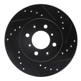R1 Concepts 97-02 Peugeot 306 (Mexico) Front Right Drilled & Slotted Black Brake Rotor by R1 Concepts RNC-633-92089R