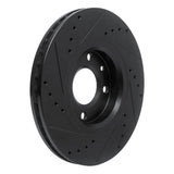 R1 Concepts 03-25 Peugeot Partner (Mexico) Front Right Drilled & Slotted Black Brake Rotor by R1 Concepts RNC-633-92090R