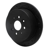 R1 Concepts 14-20 Peugeot 208 (Mexico) Rear Left Drilled & Slotted Black Brake Rotor by R1 Concepts RNC-633-92093L