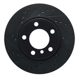 R1 Concepts 12-20 BMW 320I (Mexico) Front Left Drilled & Slotted Black Brake Rotor by R1 Concepts RNC-633-92099L