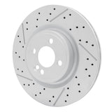 Dynamic Friction 2009-2014 Mini Cooper Clubman Front Drilled GeoSPEC Coated Rotor and Slotted (316x22 Vented) by Dynamic Friction Company 634-32008