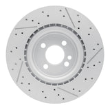Dynamic Friction 2009-2014 Mini Cooper Clubman Front Drilled GeoSPEC Coated Rotor and Slotted (316x22 Vented) by Dynamic Friction Company 634-32008