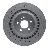 Dynamic Friction 2005-2011 Mercedes-Benz SLK55 AMG Rear Drilled GeoSPEC Coated Rotor and Slotted (330x26 Vented) by Dynamic Friction Company 634-63068