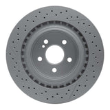 Dynamic Friction 2008-2015 Mercedes-Benz C63 AMG Rear Drilled GeoSPEC Coated Rotor and Slotted (330x26 Vented) by Dynamic Friction Company 634-63092