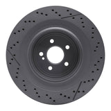 Dynamic Friction 2010-2018 Mercedes-Benz C63 AMG Rear Drilled GeoSPEC Coated Rotor and Slotted (360x26 Vented) by Dynamic Friction Company 634-63094