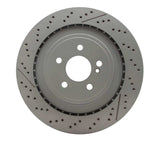 Dynamic Friction 2010-2018 Mercedes-Benz C63 AMG Rear Drilled GeoSPEC Coated Rotor and Slotted (360x26 Vented) by Dynamic Friction Company 634-63094