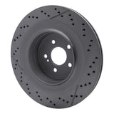Dynamic Friction 2010-2018 Mercedes-Benz C63 AMG Rear Drilled GeoSPEC Coated Rotor and Slotted (360x26 Vented) by Dynamic Friction Company 634-63094