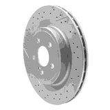 Dynamic Friction 2012-2020 Mercedes-Benz GLA45 AMG Rear Drilled GeoSPEC Coated Rotor and Slotted (330x22 Vented) by Dynamic Friction Company 634-63101
