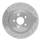 Dynamic Friction 2012-2020 Mercedes-Benz GLA45 AMG Rear Drilled GeoSPEC Coated Rotor and Slotted (330x22 Vented) by Dynamic Friction Company 634-63101