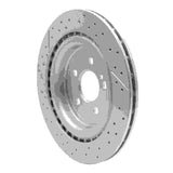 Dynamic Friction 2012-2020 Mercedes-Benz GLA45 AMG Rear Drilled GeoSPEC Coated Rotor and Slotted (330x22 Vented) by Dynamic Friction Company 634-63101