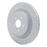 Dynamic Friction 2013-2023 Mercedes-Benz SL65 AMG Rear Drilled GeoSPEC Coated Rotor and Slotted (360x26 Vented) by Dynamic Friction Company 634-63104
