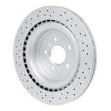 Dynamic Friction 2012-2019 Mercedes-Benz GLS63 AMG Rear Drilled GeoSPEC Coated Rotor and Slotted (345x26 Vented) by Dynamic Friction Company 634-63141