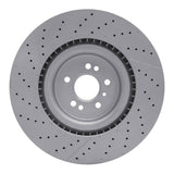 Dynamic Friction 2012-2019 Mercedes-Benz GLE63 AMG Front Drilled GeoSPEC Coated Rotor and Slotted (390x36 Vented) by Dynamic Friction Company 634-63142