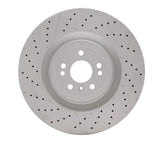 Dynamic Friction 2012-2019 Mercedes-Benz GLE63 AMG Front Drilled GeoSPEC Coated Rotor and Slotted (390x36 Vented) by Dynamic Friction Company 634-63142
