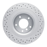 Dynamic Friction 2013-2018 Mercedes-Benz G65 AMG Rear Drilled GeoSPEC Coated Rotor and Slotted (330x22 Vented) by Dynamic Friction Company 634-63148