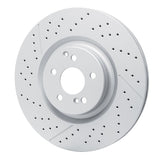 Dynamic Friction 2018-2025 Mercedes-Benz AMG GT 43 Rear Drilled GeoSPEC Coated Rotor and Slotted (360x26 Vented) by Dynamic Friction Company 634-63179