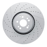 Dynamic Friction 2021-2025 Mercedes-Benz S63 AMG E Performance Front Drilled GeoSPEC Coated Rotor and Slotted by Dynamic Friction Company 634-63191