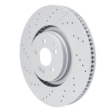 Dynamic Friction 2021-2025 Mercedes-Benz GLS63 AMG Rear Drilled GeoSPEC Coated Rotor and Slotted by Dynamic Friction Company 634-63194