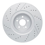Dynamic Friction 2021-2025 Mercedes-Benz GLS63 AMG Rear Drilled GeoSPEC Coated Rotor and Slotted by Dynamic Friction Company 634-63194