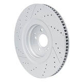 Dynamic Friction 2021-2025 Mercedes-Benz GLS63 AMG Rear Drilled GeoSPEC Coated Rotor and Slotted by Dynamic Friction Company 634-63194