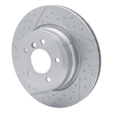 Dynamic Friction 2013-2013 BMW 135is Rear Brake Rotor - Dimpled and Slotted (324x21.8 Vented) by Dynamic Friction Company 640-31090