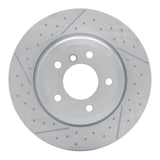 Dynamic Friction 2013-2013 BMW 135is Rear Brake Rotor - Dimpled and Slotted (324x21.8 Vented) by Dynamic Friction Company 640-31090