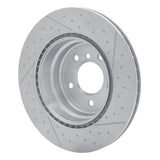 Dynamic Friction 2013-2013 BMW 135is Rear Brake Rotor - Dimpled and Slotted (324x21.8 Vented) by Dynamic Friction Company 640-31090