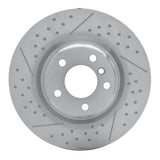 Dynamic Friction 2012-2020 BMW M235i xDrive Rear Brake Rotor - Dimpled and Slotted (344x24 Vented) by Dynamic Friction Company 640-31113