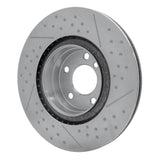 Dynamic Friction 2012-2020 BMW M235i xDrive Rear Brake Rotor - Dimpled and Slotted (344x24 Vented) by Dynamic Friction Company 640-31113